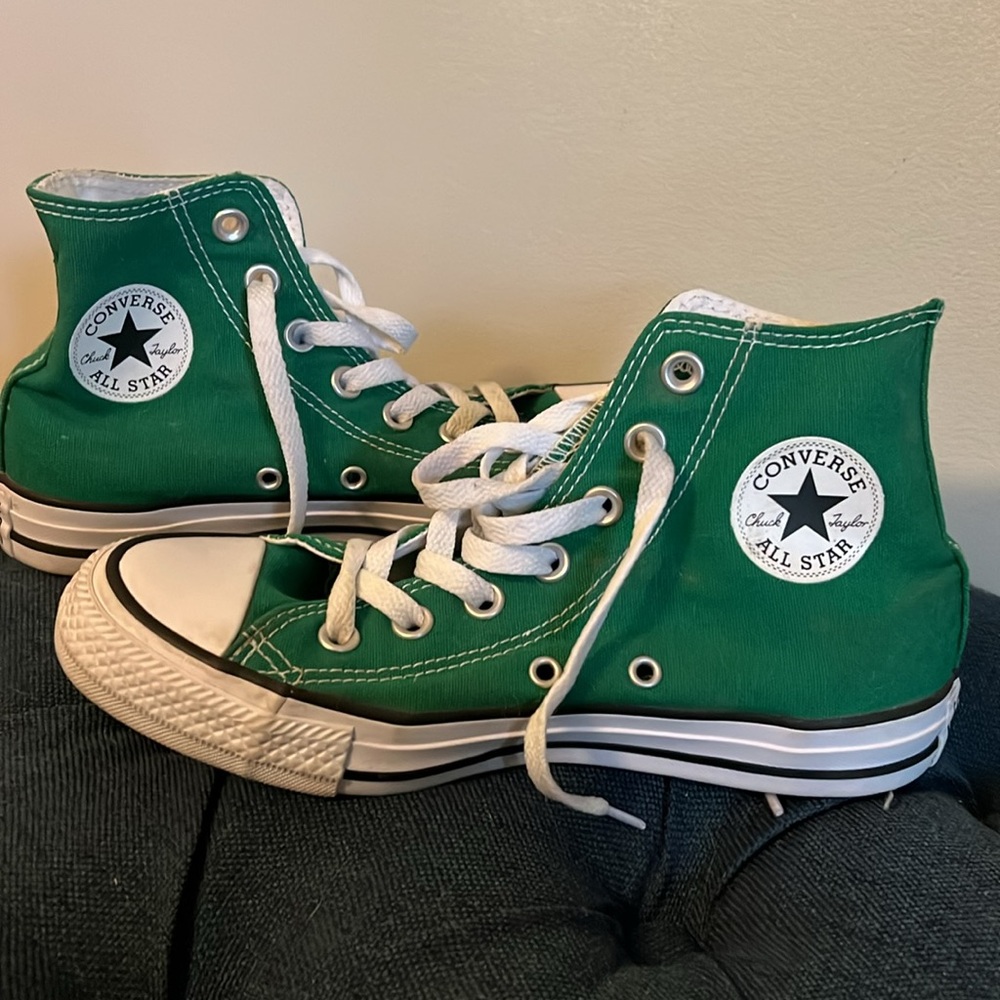 Converse Green High-Top Athletic Shoes